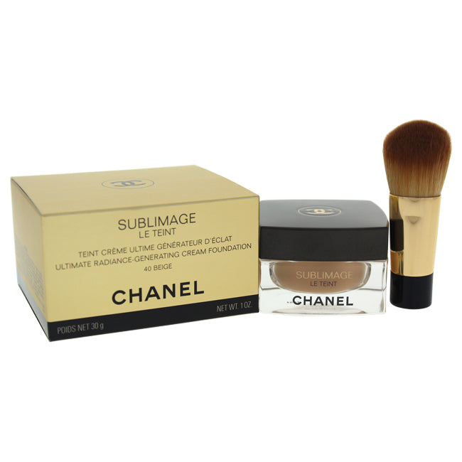 Chanel Sublimage Le Teint Ultimate Radiance-Generating Cream Foundation - # 40 Beige by Chanel for Women - 1 oz Foundation