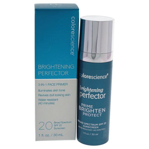 Colorescience Brightening Perfector 3-in-1 Face Primer SPF 20 by Colorescience for Women - 1 oz Primer