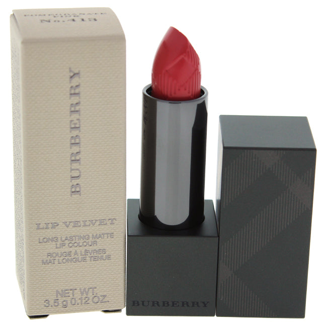 Burberry Lip Velvet - # 413 Pomegranate Pink by Burberry for Women - 0.12 oz Lipstick