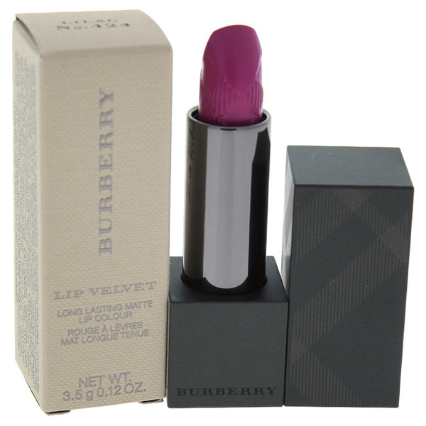 Burberry Lip Velvet - # 424 Lilac by Burberry for Women - 0.12 oz Lipstick