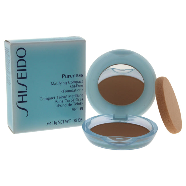 Shiseido Pureness Matifying Compact Oil Free Foundation SPF 15 - # 30 Natural Ivory by Shiseido for Women - 0.38 oz Foundation