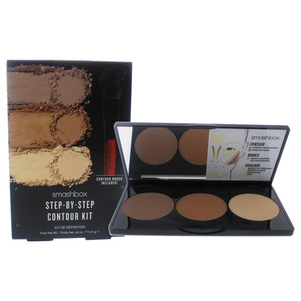 SmashBox Step-By-Step Contour Kit by SmashBox for Women - 0.4 oz Palette