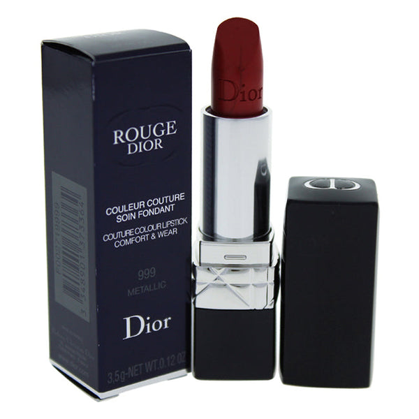 Christian Dior Rouge Dior Couture Colour Comfort & Wear Lipstick - # 999 Metallic by Christian Dior for Women - 0.12 oz Lipstick
