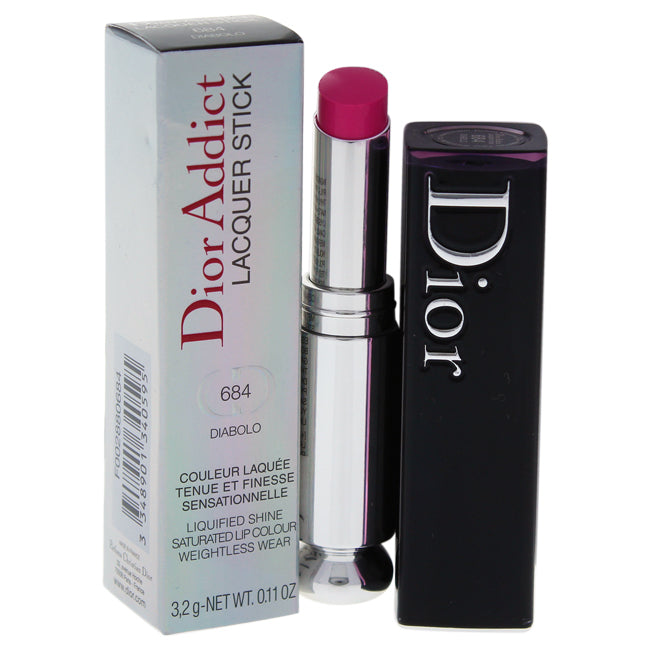 Christian Dior Lacquer Stick - # 684 Diabolo by Christian Dior for Women - 0.11 oz Lipstick