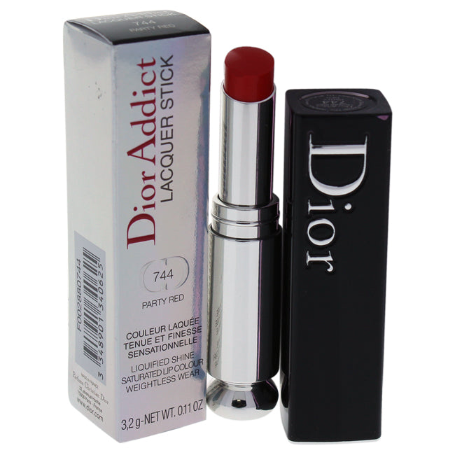 Christian Dior Lacquer Stick - # 744 Party Red by Christian Dior for Women - 0.11 oz Lipstick