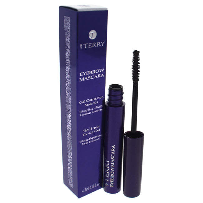 By Terry Eyebrow Mascara Tint Brush Fix-up Gel - # 4 Dark Brown by By Terry for Women - 0.15 oz Eyebrow