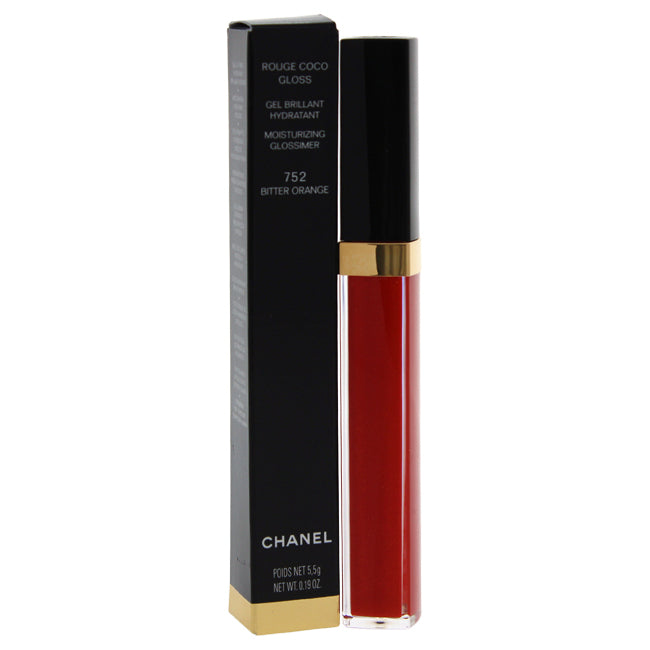 Chanel Rouge Coco Gloss Moisturizing Glossimer - # 752 Bitter Orange by Chanel for Women - 0.19 oz Lip Gloss