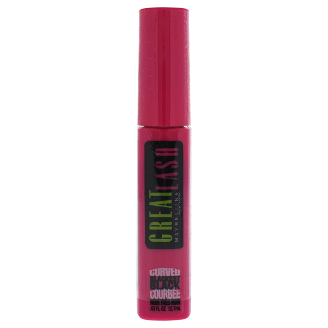 Maybelline Great Lash Curved Brush Mascara - # 120 Blackest Black by Maybelline for Women - 0.43 oz Mascara