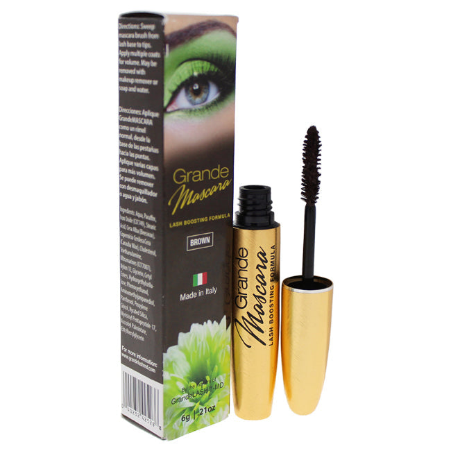 Grande Cosmetics Grande Mascara - Brown by Grande Cosmetics for Women - 0.21 oz Mascara