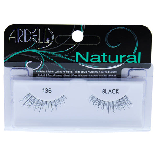 Ardell Natural Lashes - # 135 Black by Ardell for Women - 1 Pair Eyelashes