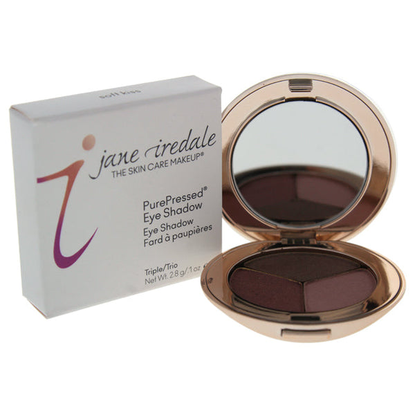 Jane Iredale PurePressed Eye Shadow Triple - Soft Kiss by Jane Iredale for Women - 1 oz Eyeshadow