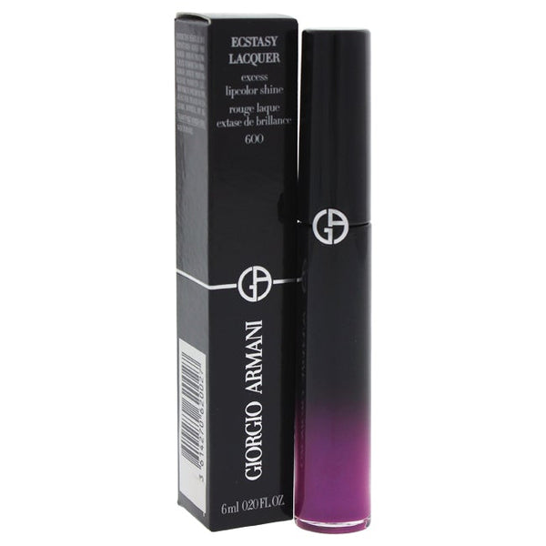 Giorgio Armani Ecstasy Lacquer Excess Lipcolor Shine - # 600 Adrenaline by Giorgio Armani for Women - 0.2 oz Lip Gloss
