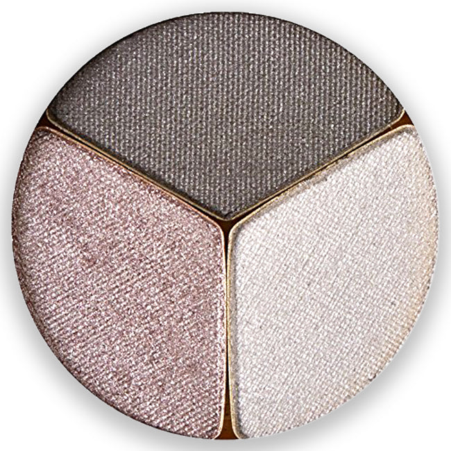 Jane Iredale PurePressed Eye Shadow Triple - Silver Lining by Jane Iredale for Women - 0.1 oz Eye Shadow (Tester)