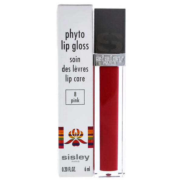 Sisley Phyto Lip Gloss - # 8 Pink by Sisley for Women - 0.2 oz Lip Gloss
