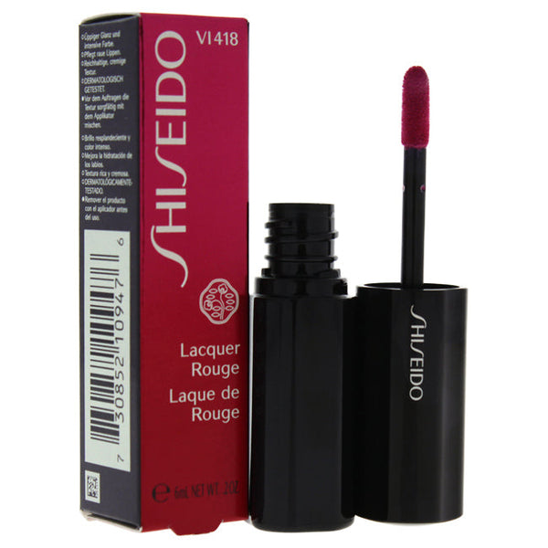 Shiseido Lacquer Rouge - # VI418 Diva by Shiseido for Women - 0.2 oz Lip Gloss