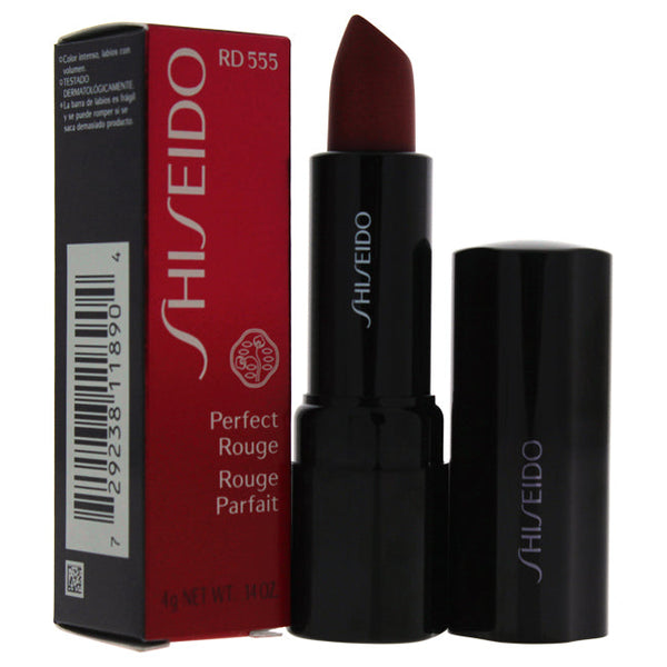 Shiseido Perfect Rouge Lipstick - # RD555 Spellbound by Shiseido for Women - 0.14 oz Lipstick