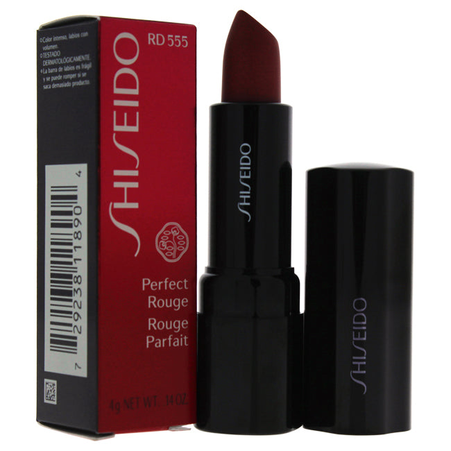 Shiseido Perfect Rouge Lipstick - # RD555 Spellbound by Shiseido for Women - 0.14 oz Lipstick