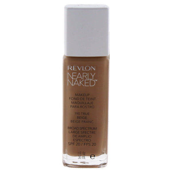Revlon Nearly Naked Makeup SPF 20 - # 190 True Beige by Revlon for Women - 1 oz Foundation