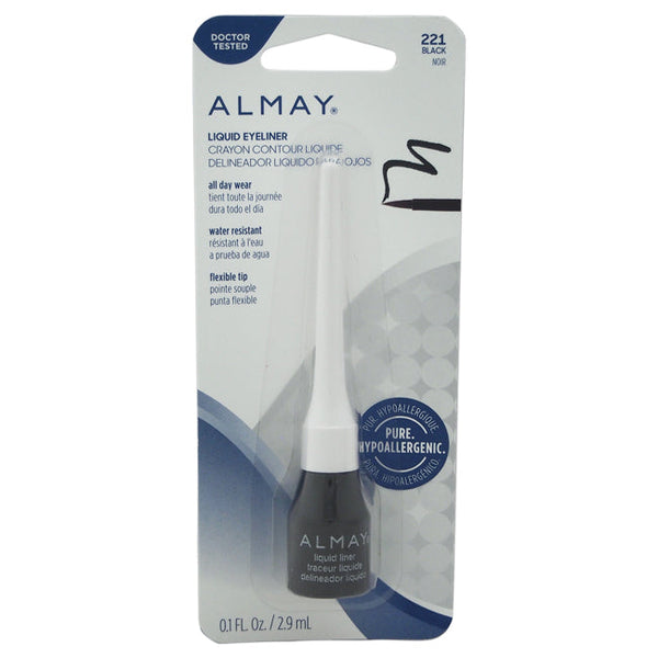 Almay Liquid Eyeliner # 221 Black Noir by Almay for Women - 0.1 oz Eyeliner