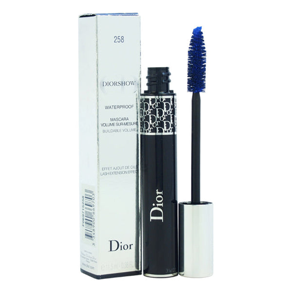Christian Dior DiorShow Waterproof Backstage Makeup Mascara - # 258 Azur Blue by Christian Dior for Women - 0.38 oz Mascara