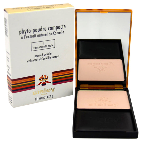 Sisley Phyto Poudre Compacte Pressed Powder - # 1 Transparent Mate by Sisley for Women - 0.31 oz Powder