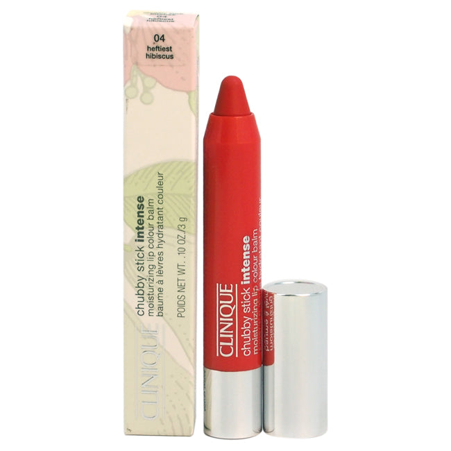 Clinique Chubby Stick Intense Moisturizing Lip Colour Balm - # 04 Heftiest Hibiscus by Clinique for Women - 0.1 oz Lipstick