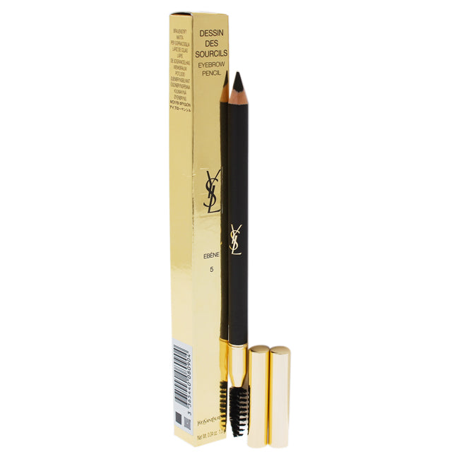 Yves Saint Laurent Dessin Des Sourcils Eyebrow Pencil - 5 Ebony by Yves Saint Laurent for Women - 0.04 oz Eyebrow Pencil