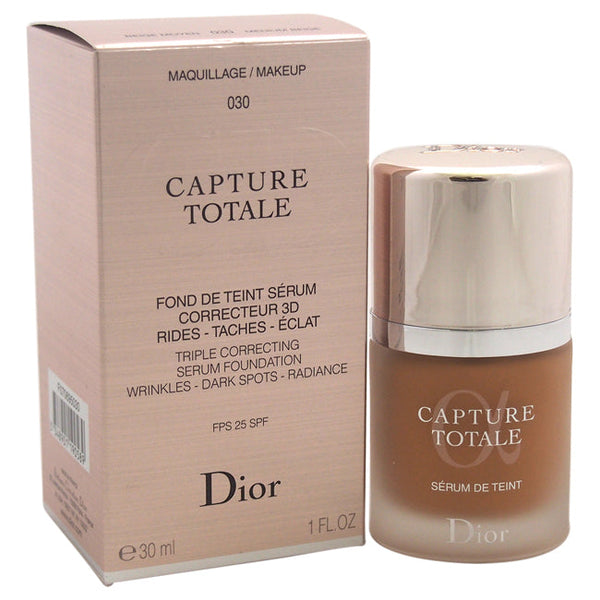 Christian Dior Capture Totale Triple Correcting Serum Foundation SPF 25 - # 030 Medium Beige by Christian Dior for Women - 1 oz Foundation
