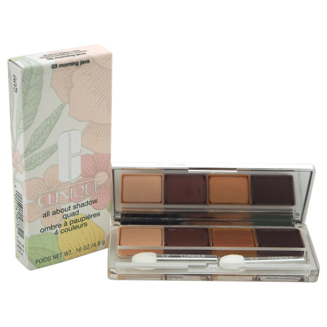 Clinique All About Shadow Quad - # 03 Morning Java by Clinique for Women - 0.16 oz Eyeshadow