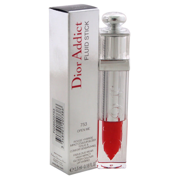 Christian Dior Dior Addict Fluid Stick - # 753 Open Me by Christian Dior for Women - 0.18 oz Lip Gloss