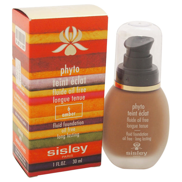 Sisley Phyto Teint Eclat Fluid Foundation - # 6 Amber by Sisley for Women - 1 oz Foundation