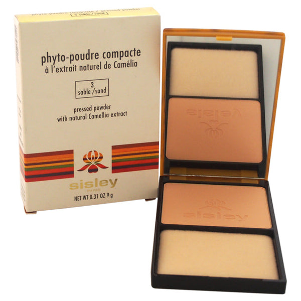 Sisley Phyto-Poudre Compacte Pressed Powder - # 3 Sable / Sand by Sisley for Women - 0.27 oz Powder