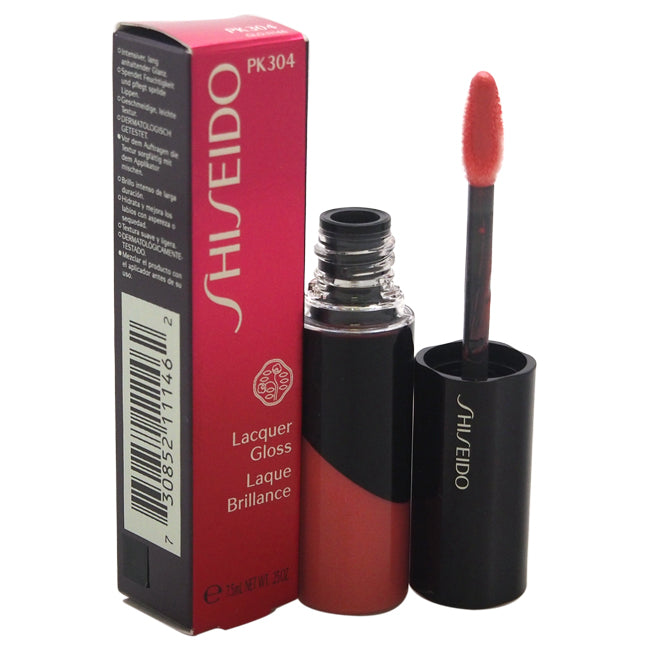 Shiseido Lacquer Gloss - # PK304 Baby Doll by Shiseido for Women - 0.25 oz Lip Gloss