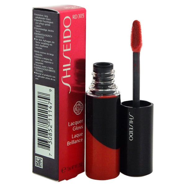 Shiseido Lacquer Gloss - # RD305 Lust by Shiseido for Women - 0.2 oz Lip Gloss