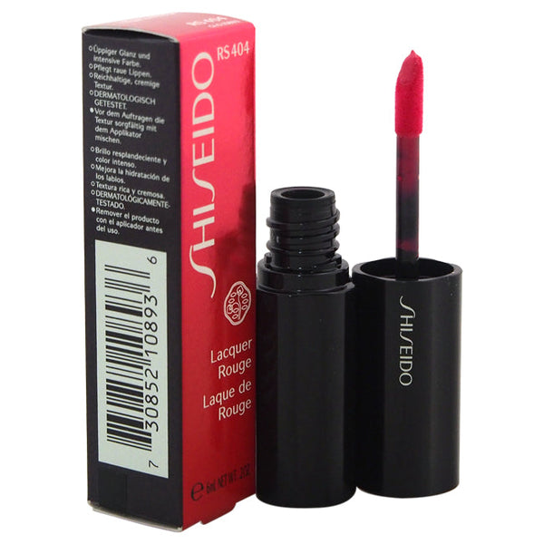 Shiseido Lacquer Rouge - # RS404 Disco by Shiseido for Women - 0.2 oz Lip Gloss