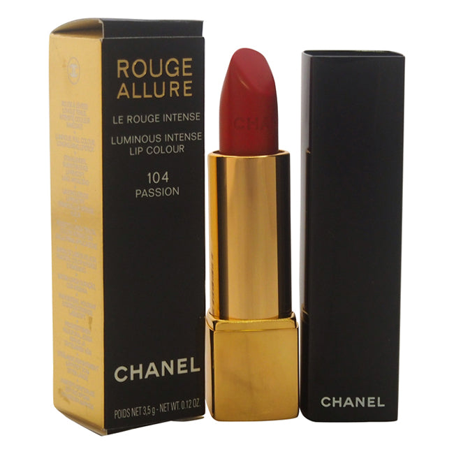 Chanel Rouge Allure Luminous Intense Lip Colour - 104 Passion by Chanel for Women - 0.12 oz Lipstick