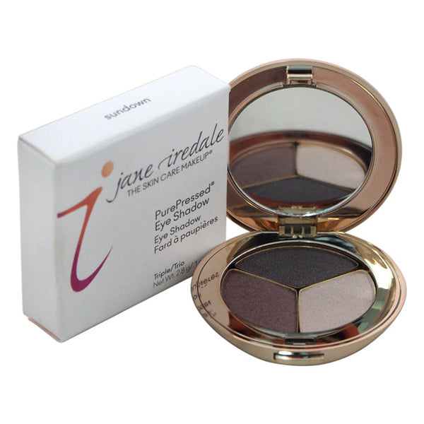 Jane Iredale PurePressed Eyeshadow Triple - Sundown by Jane Iredale for Women - 0.1 oz Eyeshadow