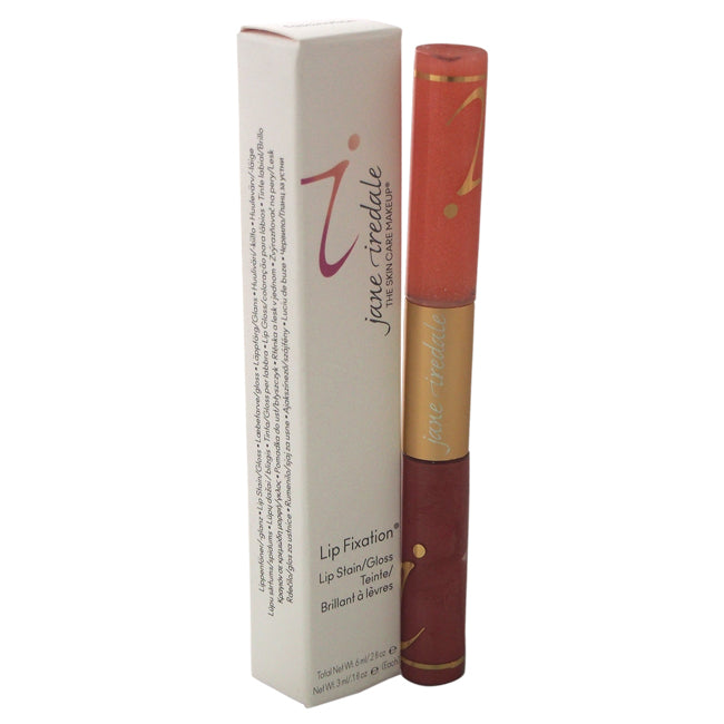 Jane Iredale Lip Fixation Lip Stain & Gloss - Fascination by Jane Iredale for Women - 0.2 oz Lip Gloss