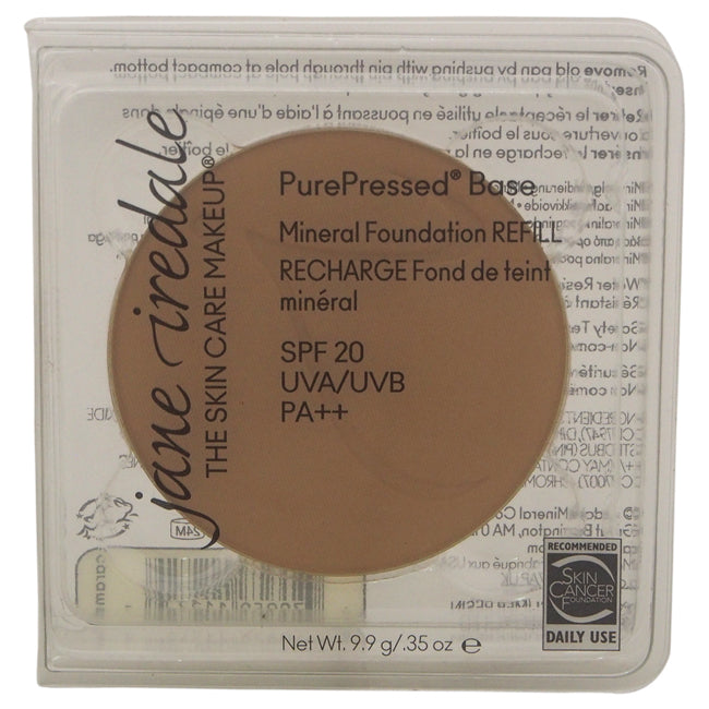 Jane Iredale PurePressed Base Mineral Foundation Refill SPF 20 - Caramel by Jane Iredale for Women - 0.35 oz Foundation (Refill)