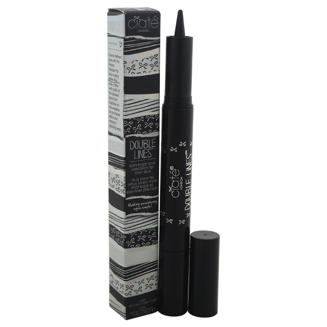 Ciate London Double Lines Kohl Kajal & Precision Tip Liner Duo - Black by Ciate London for Women - 0.112 oz Eyeliner