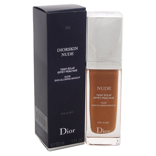 Christian Dior Diorskin Nude Skin Glowing Makeup SPF 15 - # 050 Dark Beige by Christian Dior for Women - 1 oz Foundation