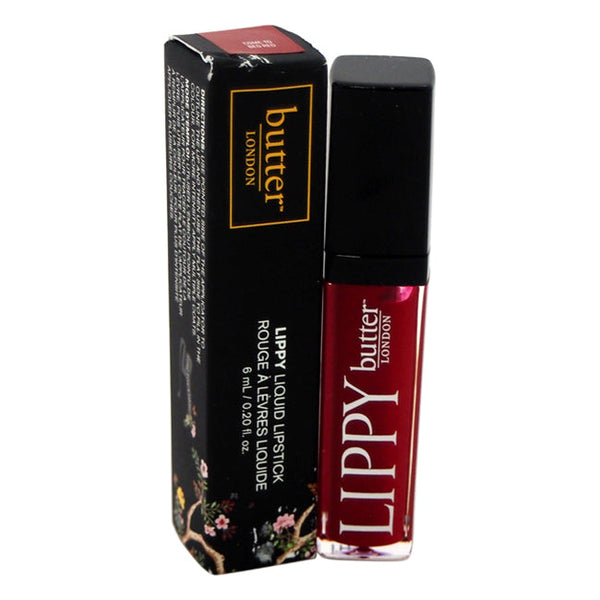 Butter London Lippy Liquid Lipstick - Come To Bed Red by Butter London for Women - 0.2 oz Lipstick