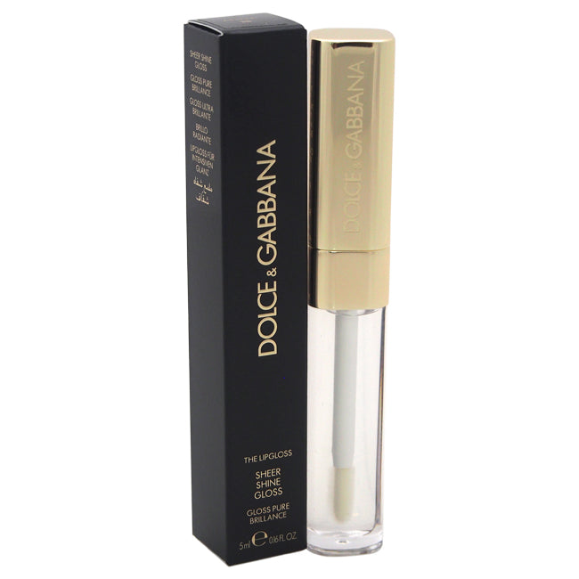 Dolce and Gabbana Sheer Shine Gloss - 10 Acqua by Dolce and Gabbana for Women - 0.16 oz Lip Gloss
