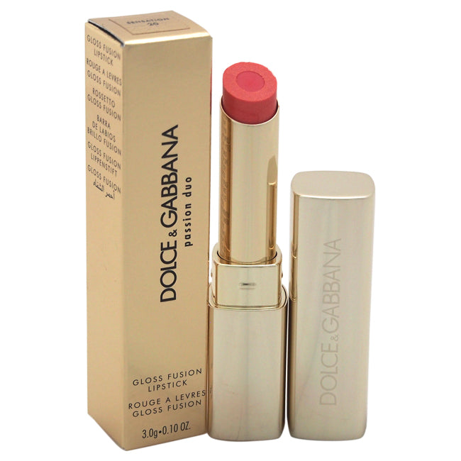 Dolce and Gabbana Passion Duo Gloss Fusion Lipstick - 20 Sensation by Dolce and Gabbana for Women - 0.1 oz Lipstick