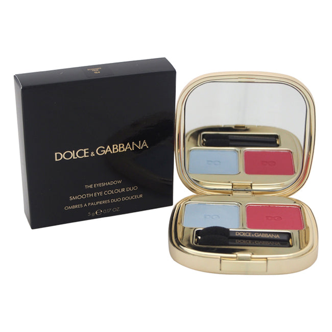 Dolce and Gabbana The Eyeshadow Smooth Eye Colour Duo - 104 Summer Hue by Dolce and Gabbana for Women - 0.17 oz Eyeshadow