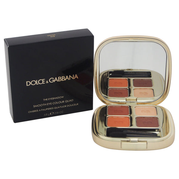 Dolce and Gabbana The Eyeshadow Smooth Eye Colour Quad - 115 Cocoa by Dolce and Gabbana for Women - 0.16 oz Eyeshadow