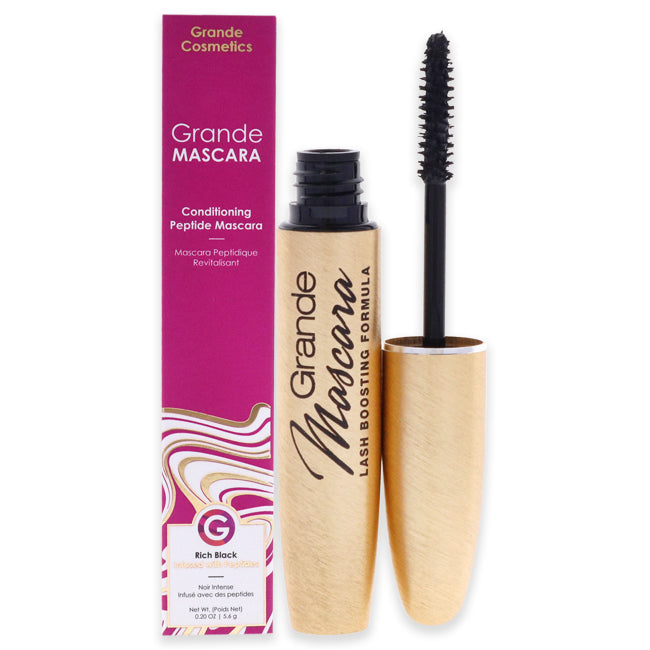 Grande Cosmetics GrandeMASCARA Conditioning Peptide Mascara - Black by Grande Cosmetics for Women - 0.20 oz Mascara