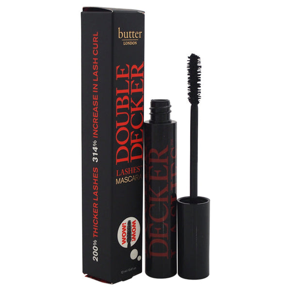 Butter London Double Decker Lashes Mascara - Stacked Black by Butter London for Women - 0.41 oz Mascara