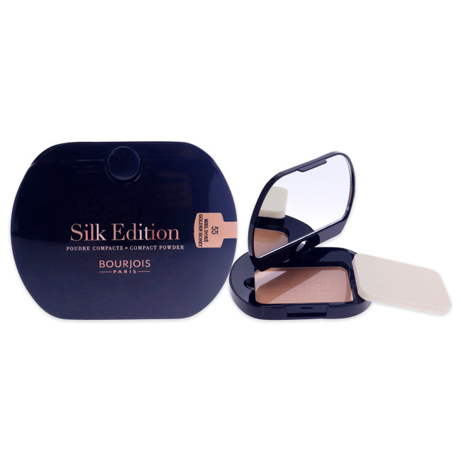 Bourjois Silk Edition Compact Powder - 55 Golden Honey by Bourjois for Women - 0.31 oz Powder