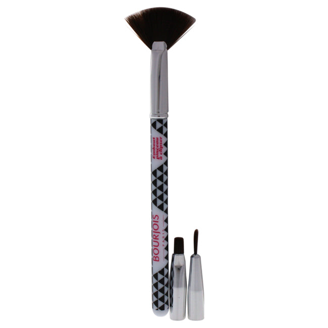 Bourjois Multi-Brush Nail Art Set by Bourjois for Women - 3 Pc Set Fan Brush, Shader Brush, Liner Brush